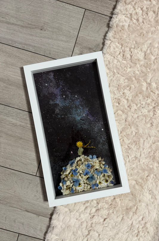 Mały Książę w odcieniach błękitu 43x24