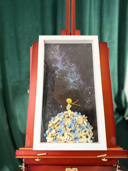 Mały Książę w odcieniach błękitu 43x24